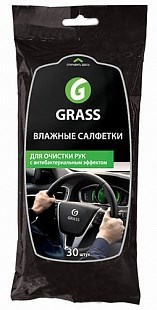 GRASS-IT-0314-Влажные салфетки для рук с антибактериальным эффектом(1 уп-30шт)(16) IT-0314 - фото 6406