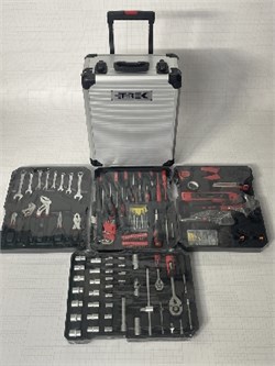 _ТРЕК №-33399-Набор инструмента-399 предметов (в чемодане на колесах) СЕРЫЙ 8844