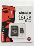 KINGSTON-MИНИ-Карта памяти с адаптером 16-GB (10кл) 2999