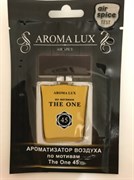 Освежитель №45-подвесной AROMA LUX- The One( картон,с тестером) 1057