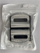 ФИКСАТОР-8533- для ремня безопасности SILVER--2 шт в упак (пакет) 8533