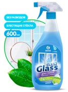 GRASS-125247- Cleaner Glass-БЛЕСК стекол и зеркал+СПИРТ (голубая лагуна)0,6 л-ТРИГЕР(8) 125247