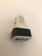 _Штуцер №37-USB UNIVERSAL CHARGER быстрой зарядки 3-USB-12V-24V-1.1А,2.1А,3.1А(Короткий) Фабрика 2898