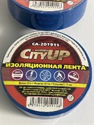 _Изолента City Up СА-201915-BL-длина 20 м,ширина 19 мм-СИНЯЯ-1шт 8047