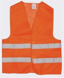 ЖИЛЕТ сигнальный светоотражающий размер-3ХL-ОРАНЖЕВЫЙ 8922
