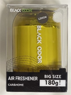 BLACK ODOR-Освежитель-ВО-8-Банка гель с пробником-LEMON (ЛИМОН)-180 гр-ЖЕЛТАЯ Банка 8287 - фото 11503