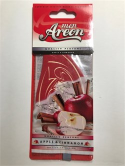 Освежитель АРЕОН-Елочка-MON AREON-Aplle Cinnamon Яблоко с корицей 1099
