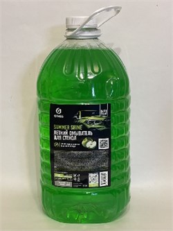 _GRASS-126077-Мухомой-Стеклоомывающая жидкость Sammer Shine-ЯБЛОКО- для стекол-5 литров (2) 126077