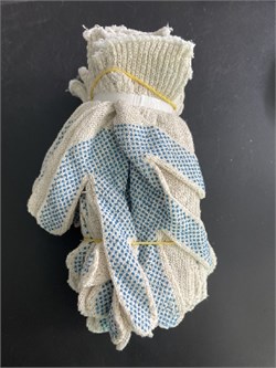 Перчатки с ПВХ-7.5 класс,БЕЛЫЕ 8-М,10/350-наклейка на 10 пар+стриплента 8684 - фото 64591