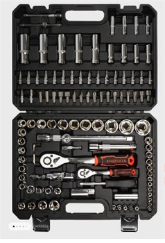 KINGQUEEN -Набор инструмента-108 предметов,72 зуба-МАТОВЫЙ 8727