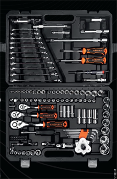 KINGQUEEN -Набор инструмента-121 предмет,72 зуба-МАТОВЫЙ (S) 8728