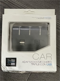 Разьем №8835-на 3-гнезда c проводом Черный-СКИДКА (Примята коробка) 8835