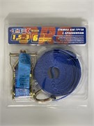 Стяжка груза c храповиком-TR-3806- ТРЕК-6 м,шир 4 см(1.5-3 т) синяя в блистере 8851