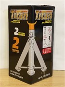 ТИТАН Подставка под машину-2 тон складная (к-т из 2шт) 277-365 мм СИНЯЯ-ZZ20005 (6) 8901