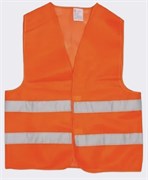 ЖИЛЕТ сигнальный светоотражающий размер-3ХL-ОРАНЖЕВЫЙ 8922