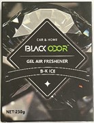 BLACK ODOR-Освежитель-ВО-30-ДИСКЕТ под сиденье гелевый Black Ice ЧЕРНЫЙ ЛЕД-230 гр 8318