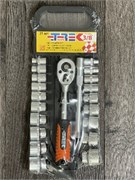 КЛЮЧ набор с трещеткой 3/8-ТРЕК №33021 (21- предметов) 8499