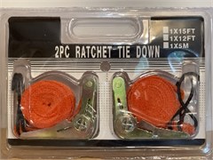 Стяжка груза МИНИ 5метров Х 2 штуки в блистере-2 PC-Ratchet tie Down 8744