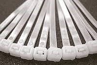 Хомут пластиковый 3.0 мм*150 мм белый цвет (100 шт в упак) AVT3530 8588