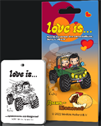 Освежитель LOVE IS-Подвесной картон-ДЫНЯ+ШОКОЛАД 8804