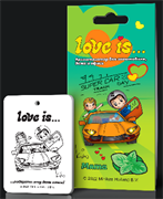 Освежитель LOVE IS-Подвесной картон-МЯТА 8803