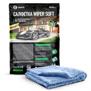 GRASS-IT-0352-Салфетка БЕЗ ШВОВ!- WIPER SOFT-100% микрофибра 40*40 см в ПАКЕТЕ 8136